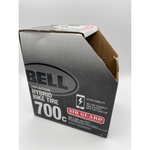 Bell Reflective Hybrid Bike Tire 700c x 38c Air Guard Anti-Puncture NEW - Picture 3 of 5